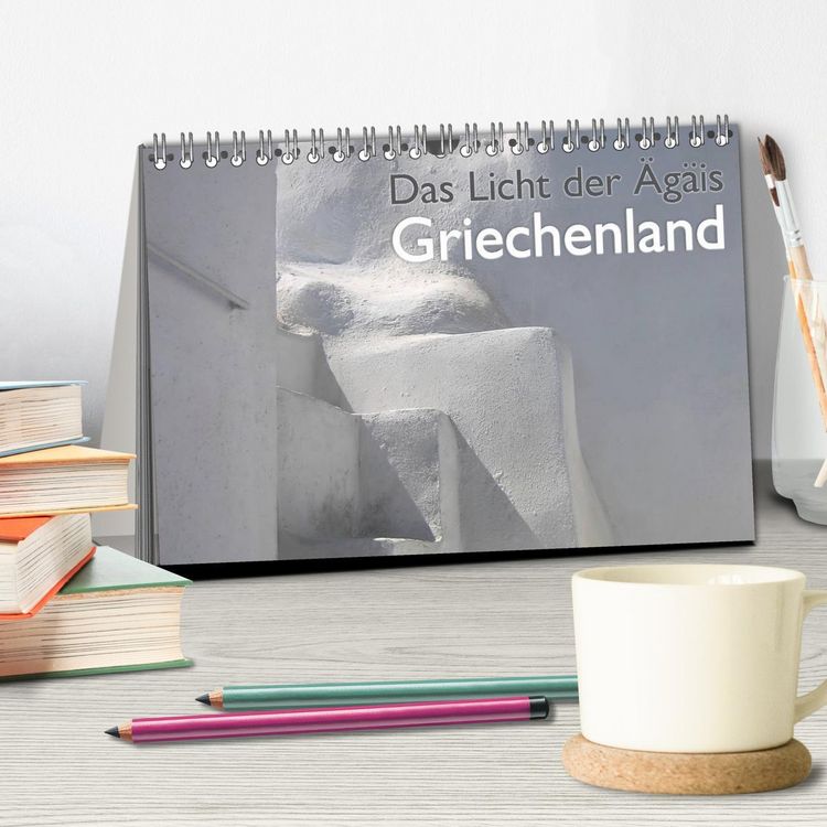 Produktbild: Griechenland - Das Licht der &Auml;g&auml;is (Tischkalender 2026 DIN A5 quer), CALVENDO Monatskalender