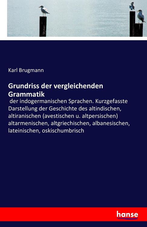 Produktbild: Grundriss der vergleichenden Grammatik