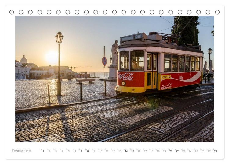Produktbild: Lissabon - Alter macht sch&ouml;n (Tischkalender 2026 DIN A5 quer), CALVENDO Monatskalender