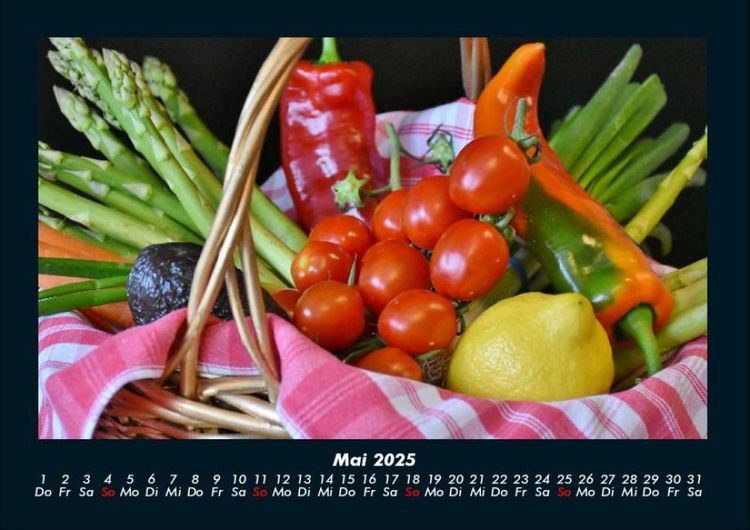 Produktbild: Gem&uuml;sekalender 2025 Fotokalender DIN A4