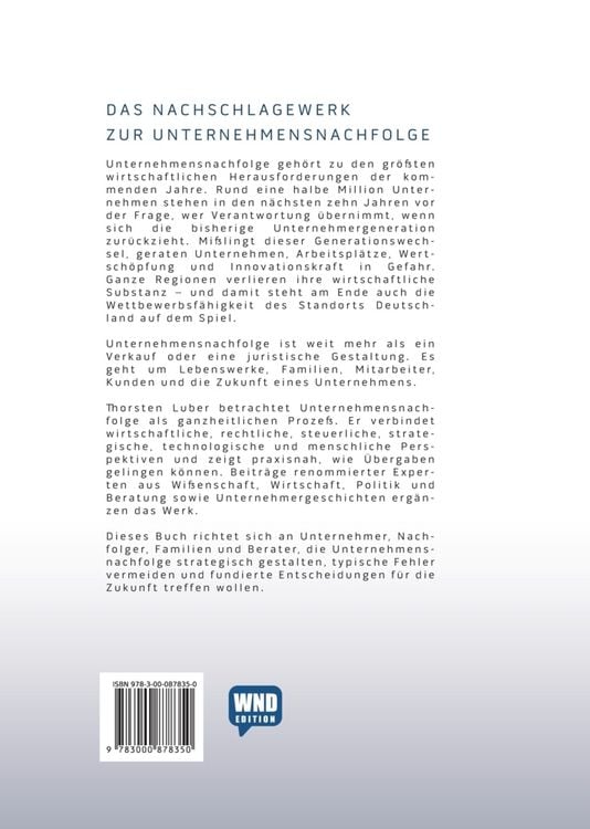 Produktbild: Unternehmensnachfolge
