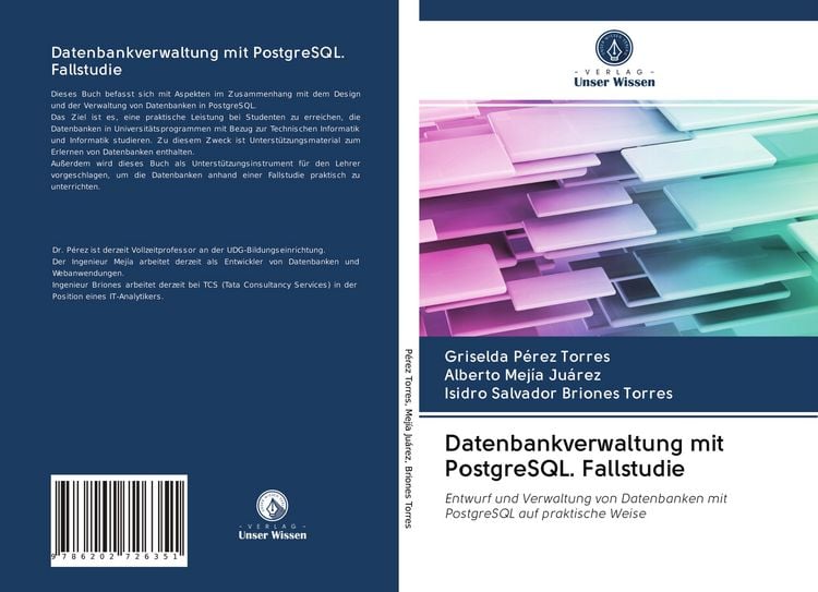Produktbild: Datenbankverwaltung mit PostgreSQL. Fallstudie