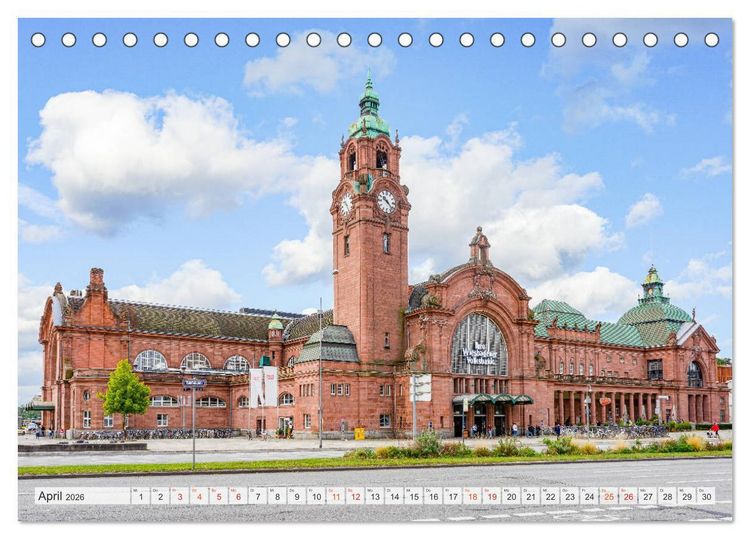 Produktbild: Wiesbaden Impressionen (Tischkalender 2026 DIN A5 quer), CALVENDO Monatskalender