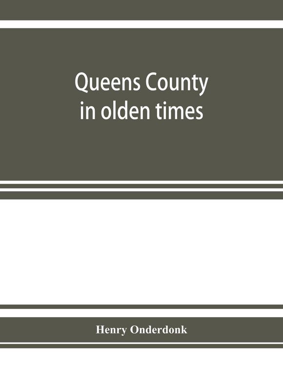 Produktbild: Queens County in olden times