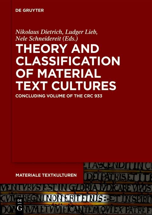 Produktbild: Theory and Classification of Material Text Cultures