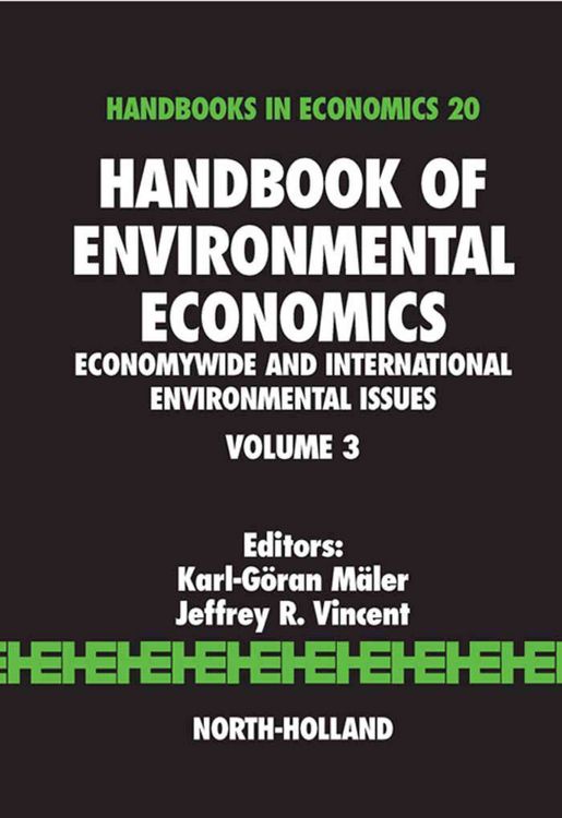 Produktbild: Handbook of Environmental Economics