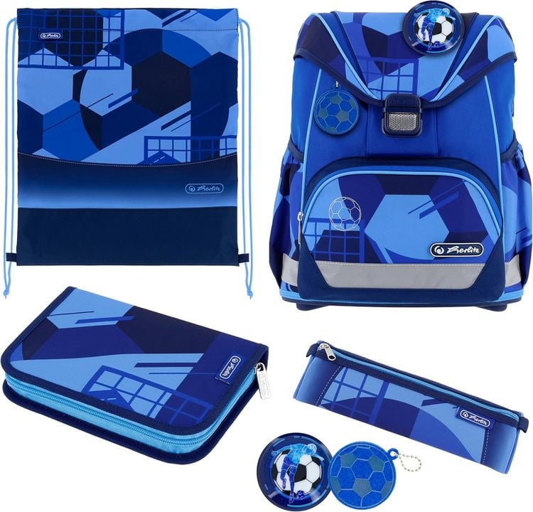Produktbild: Herlitz Schulranzen UltraLight Plus, 16 Liter, 750 g, Blue Goal