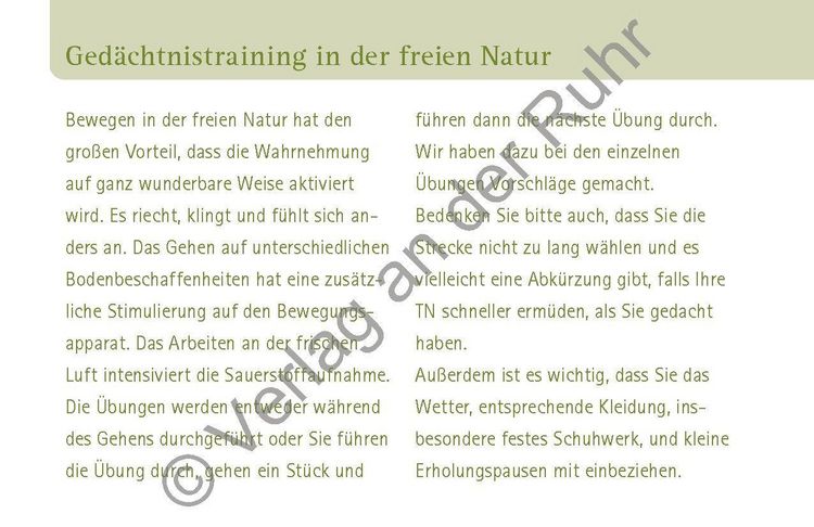 Produktbild: Denken und Bewegen mit Senioren und Seniorinnen