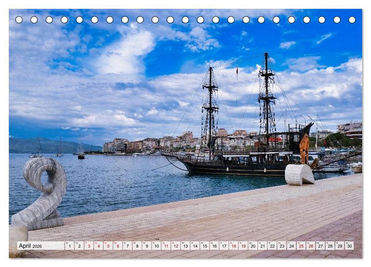 Produktbild: Faszinierendes Albanien (Tischkalender 2026 DIN A5 quer), CALVENDO Monatskalender