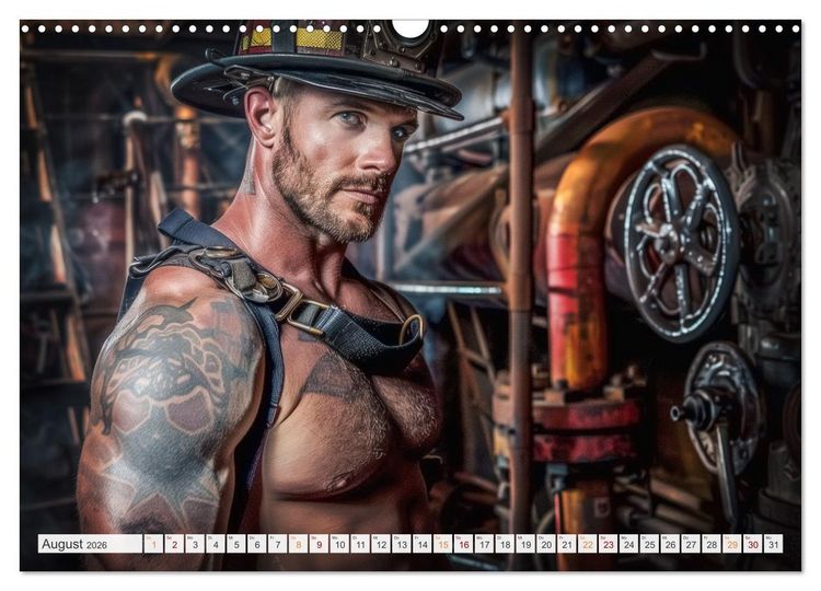 Produktbild: Feuerwehrm&auml;nner (Wandkalender 2026 DIN A3 quer), CALVENDO Monatskalender