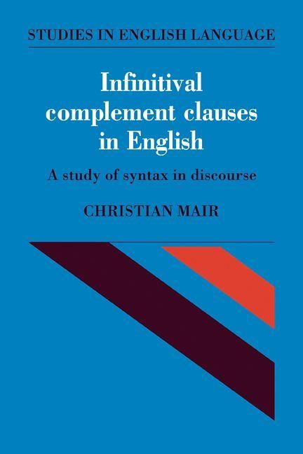 Produktbild: Infinitival Complement Clauses in English