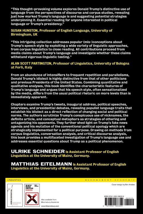 Produktbild: Linguistic Inquiries into Donald Trump's Language