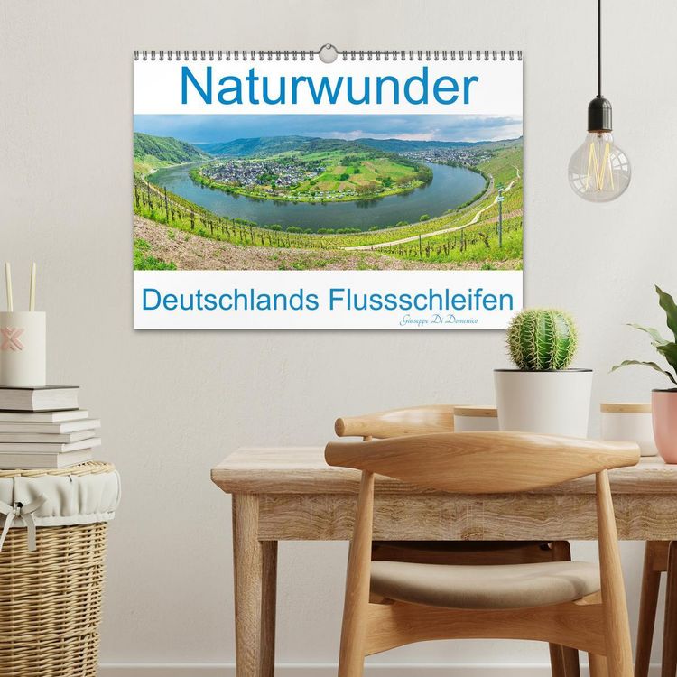 Produktbild: Naturwunder - Deutschlands Flussschleifen (Wandkalender 2026 DIN A3 quer), CALVENDO Monatskalender