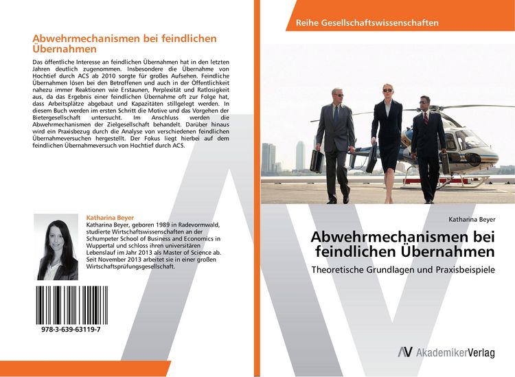 Produktbild: Abwehrmechanismen bei feindlichen &Uuml;bernahmen