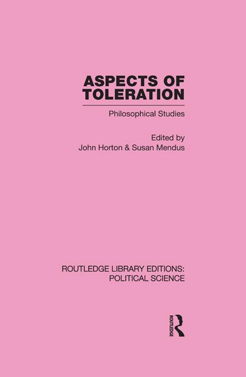 Produktbild: Aspects of Toleration Routledge Library Editions: Political Science Volume 41