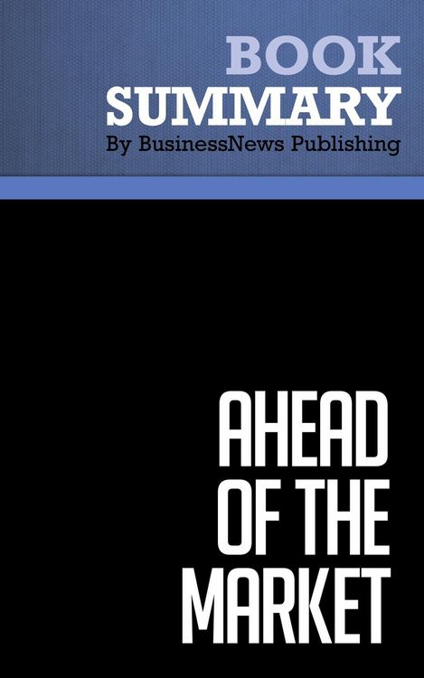 Produktbild: Summary: Ahead of the Market - Mitch Zacks