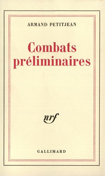 Produktbild: Combats pr&eacute;liminaires