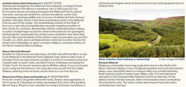 Produktbild: North York Moors National Park Pocket Map