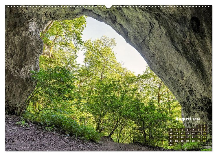 Produktbild: Faszinierende H&ouml;hlen auf der Schw&auml;bischen Alb (Wandkalender 2026 DIN A2 quer), CALVENDO Monatskalender