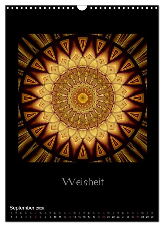 Produktbild: Mandalas - Spiegel der Seele (Wandkalender 2026 DIN A3 hoch), CALVENDO Monatskalender