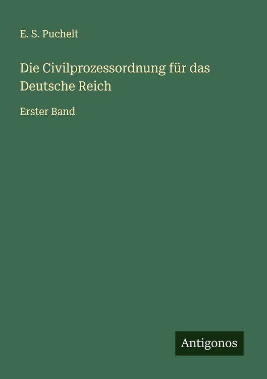 Produktbild: Die Civilprozessordnung f&uuml;r das Deutsche Reich