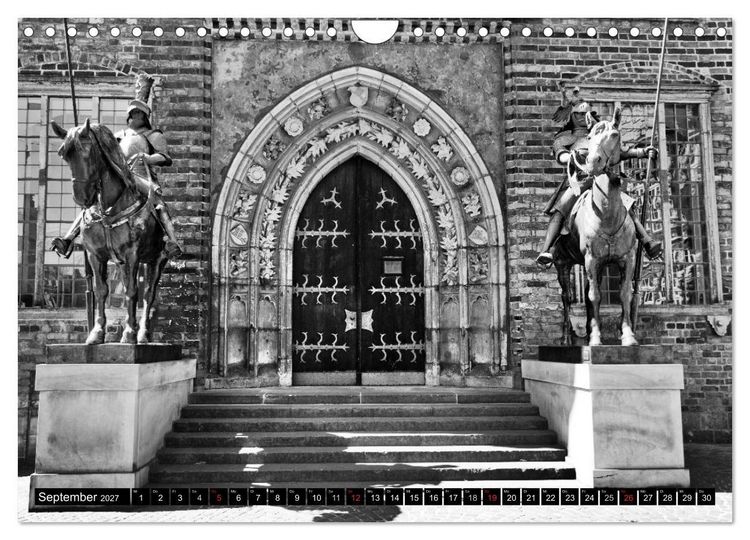 Produktbild: Historisches Bremen (Wandkalender 2027 DIN A4 quer), CALVENDO Monatskalender