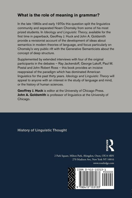 Produktbild: Ideology and Linguistic Theory
