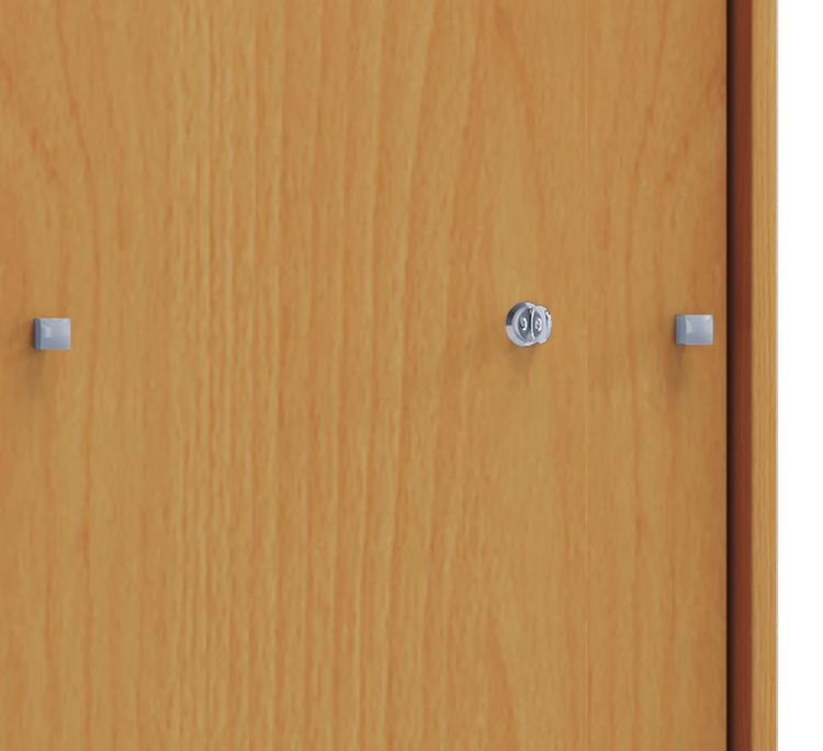 Produktbild: B&uuml;roschrank Aktenschrank Schiebet&uuml;ren Lona 3fach