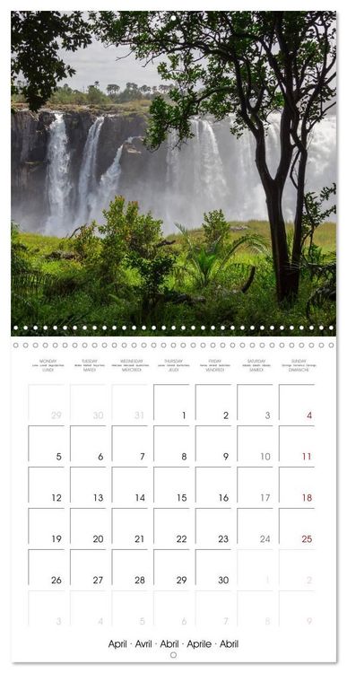 Produktbild: Victoria Falls natural wonders on the Zambezi (Wall Calendar 2027 12 &times; 12 Inch) CALVENDO 12 Month Wall Calendar