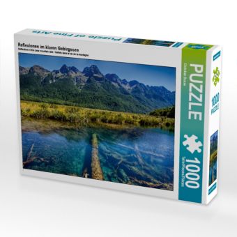 Produktbild: CALVENDO Puzzle Reflexionen im klaren Gebirgssee 1000 Teile Puzzle quer | 1000 Teile Lege-Gr&ouml;&szlig;e 64 &times; 48 cm Foto-Puzzle f&uuml;r gl&uuml;ckliche Stunden