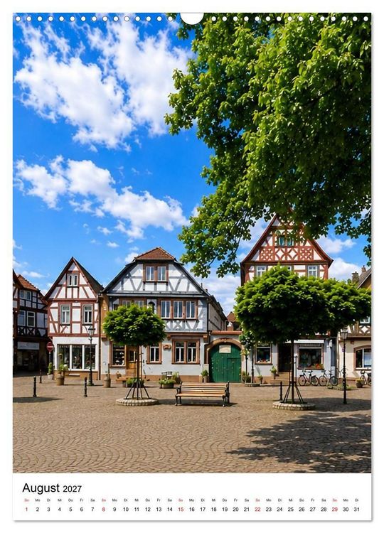 Produktbild: Seligenstadt Idylle am Main (Wandkalender 2027 DIN A3 hoch), CALVENDO Monatskalender