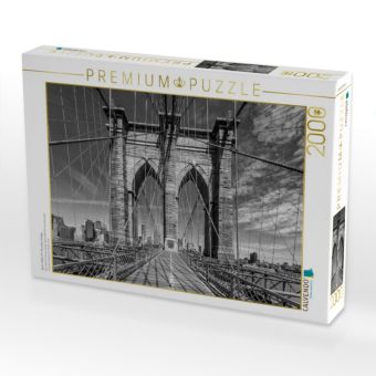Produktbild: CALVENDO Puzzle NEW YORK CITY Brooklyn Bridge | 2000 Teile Lege-Gr&ouml;&szlig;e 90x67cm Foto-Puzzle f&uuml;r gl&uuml;ckliche Stunden