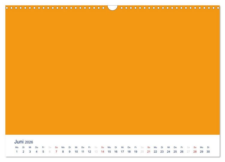 Produktbild: Farbiger Bastelkalender (Wandkalender 2026 DIN A3 quer), CALVENDO Monatskalender