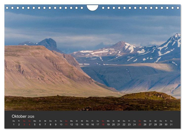 Produktbild: Island Highlights (Wandkalender 2026 DIN A4 quer), CALVENDO Monatskalender