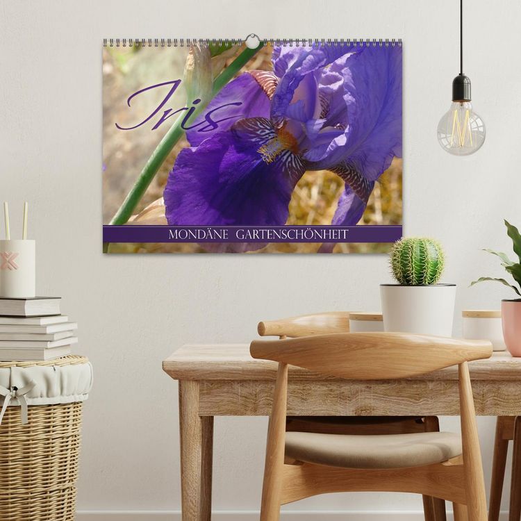 Produktbild: Iris - mond&auml;ne Gartensch&ouml;nheit (Wandkalender 2026 DIN A3 quer), CALVENDO Monatskalender