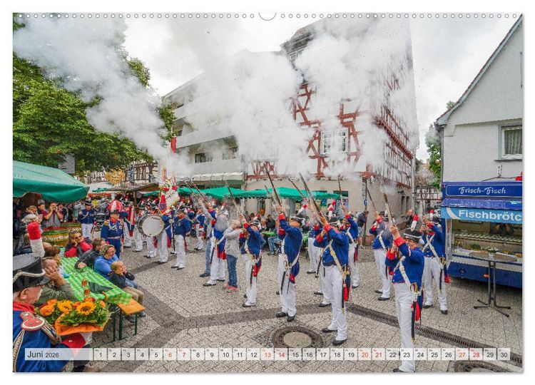 Produktbild: Bensheim Impressionen (Wandkalender 2026 DIN A2 quer), CALVENDO Monatskalender