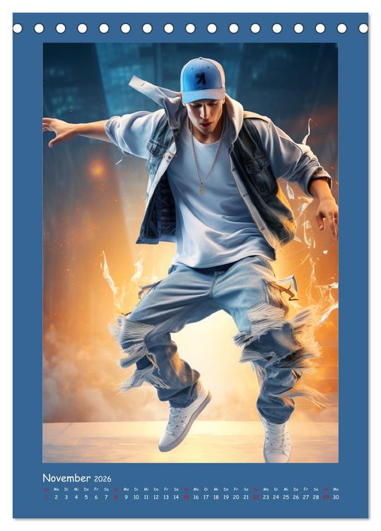 Produktbild: Urban Dancer. Streetstyle-Szene-Illustrationen (Tischkalender 2026 DIN A5 hoch), CALVENDO Monatskalender