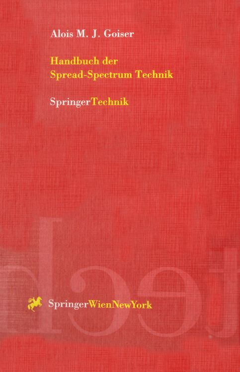 Produktbild: Handbuch der Spread-Spectrum Technik