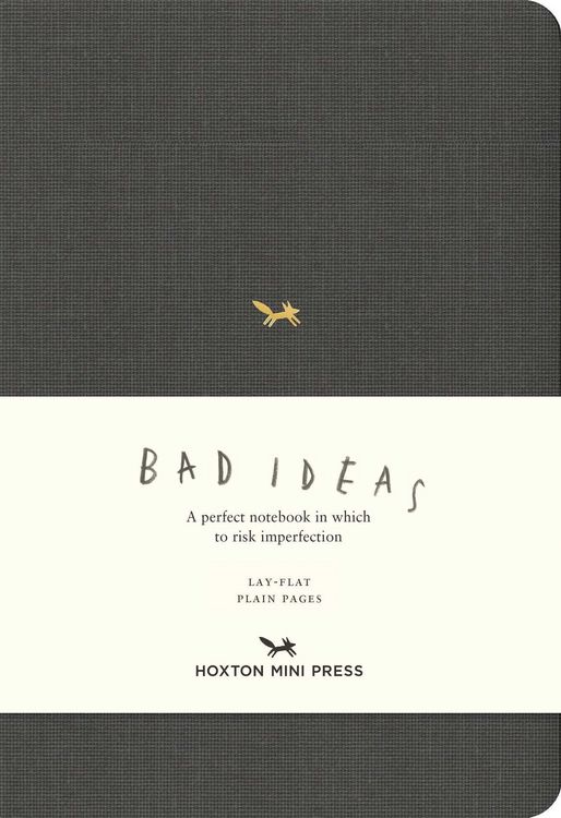 Produktbild: A Notebook for Bad Ideas (Medium / Dark Grey / Unlined)