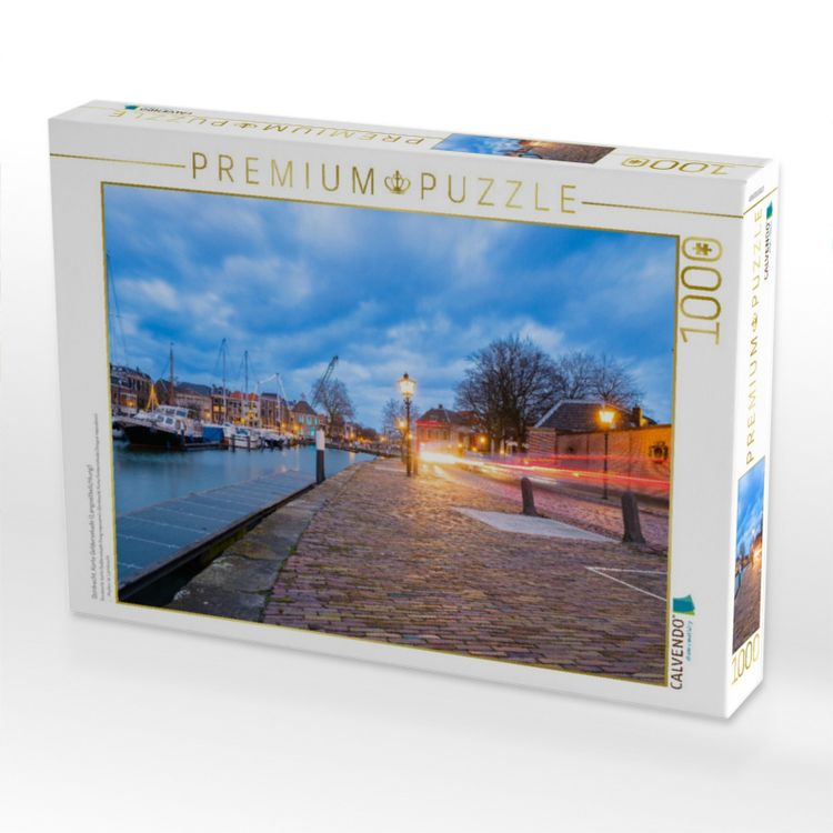 Produktbild: CALVENDO Puzzle Dordrecht, Korte Geldersekade (Langzeitbelichtung) | 1000 Teile Lege-Gr&ouml;&szlig;e 64x48cm Foto-Puzzle f&uuml;r gl&uuml;ckliche Stunden