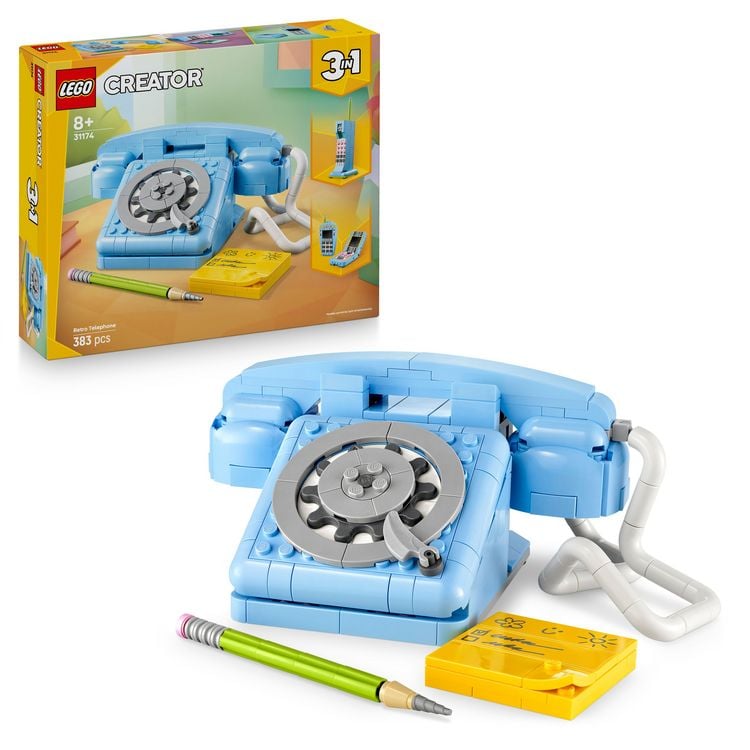 Produktbild: LEGO Creator Retro-Telefon 31174 - 3-in-1-Spielset - Telefon aus 1960ern