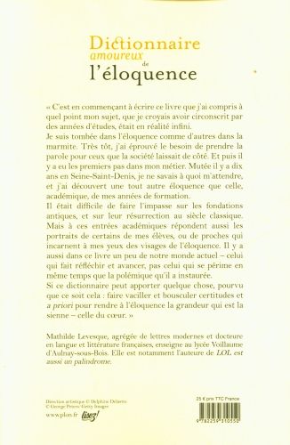 Produktbild: Dictionnaire amoureux de l'&eacute;loquence