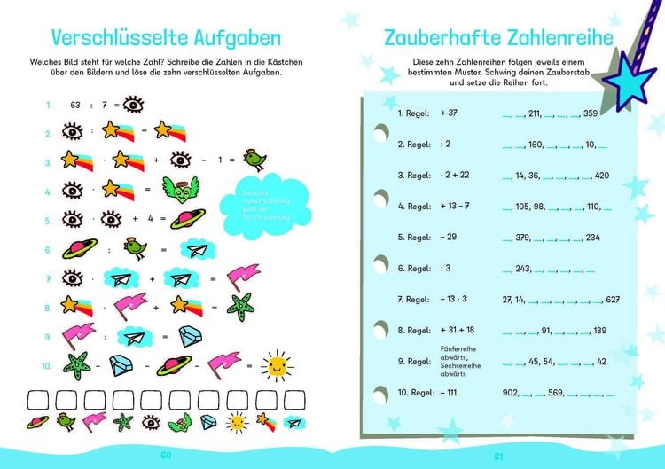 Produktbild: Mein megacooles R&auml;tselbuch - Rechnen | Logik | Spa&szlig; mit Zahlen - ab 8 Jahren - Band 1