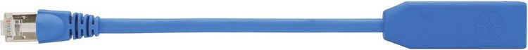 Produktbild: Teleg&auml;rtner RJ45 Netzwerk Adapter [1x RJ45-Stecker - 1x RJ45-Buchse] 20.00 cm Blau