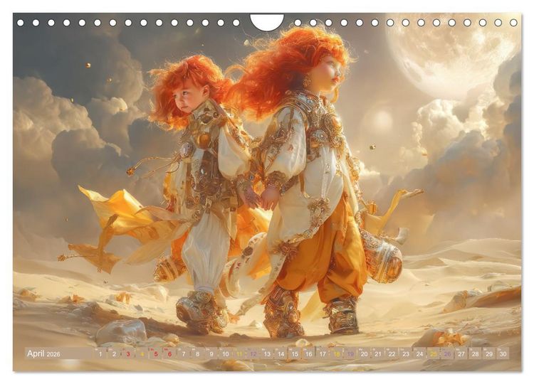Produktbild: Anmutige Menschen - Atmosph&auml;risch und vertr&auml;umt (Wandkalender 2026 DIN A4 quer), CALVENDO Monatskalender