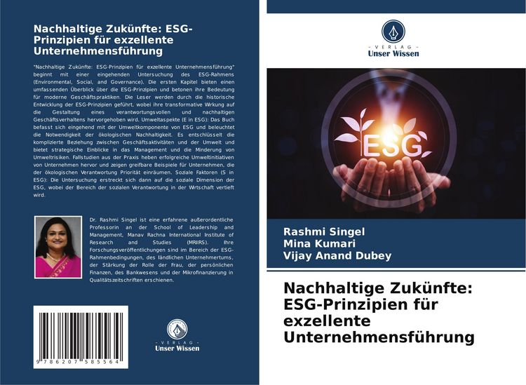 Produktbild: Nachhaltige Zuk&uuml;nfte: ESG-Prinzipien f&uuml;r exzellente Unternehmensf&uuml;hrung