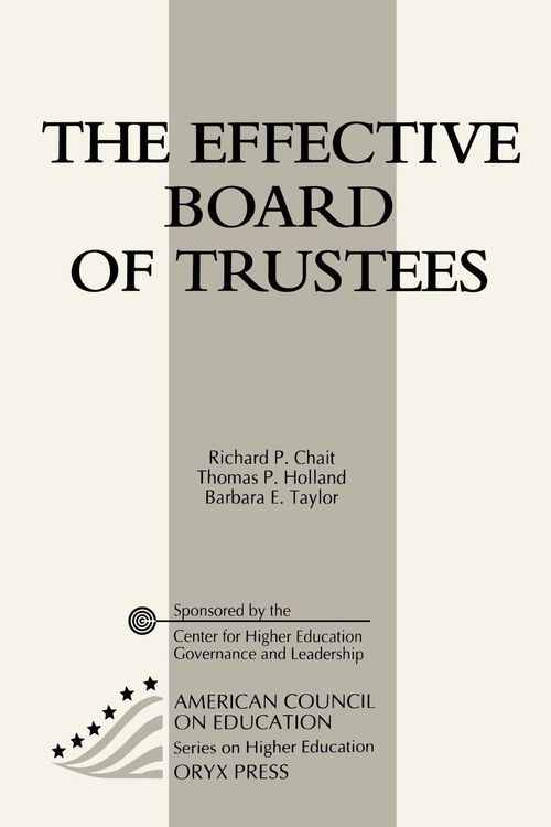 Produktbild: Effective Board of Trustees