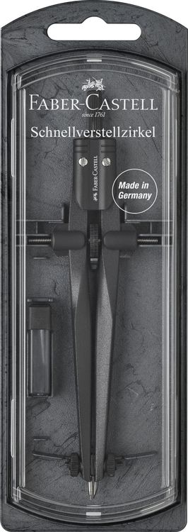 Produktbild: Faber-Castell Schnellverstellzirkel blackstone