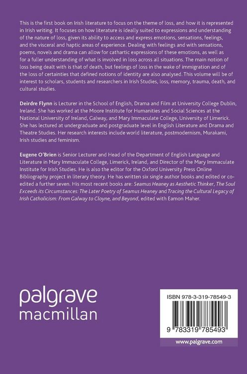 Produktbild: Representations of Loss in Irish Literature
