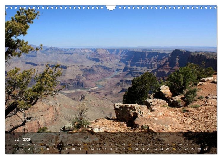 Produktbild: Der S&uuml;dwesten der USA (Wandkalender 2026 DIN A3 quer), CALVENDO Monatskalender